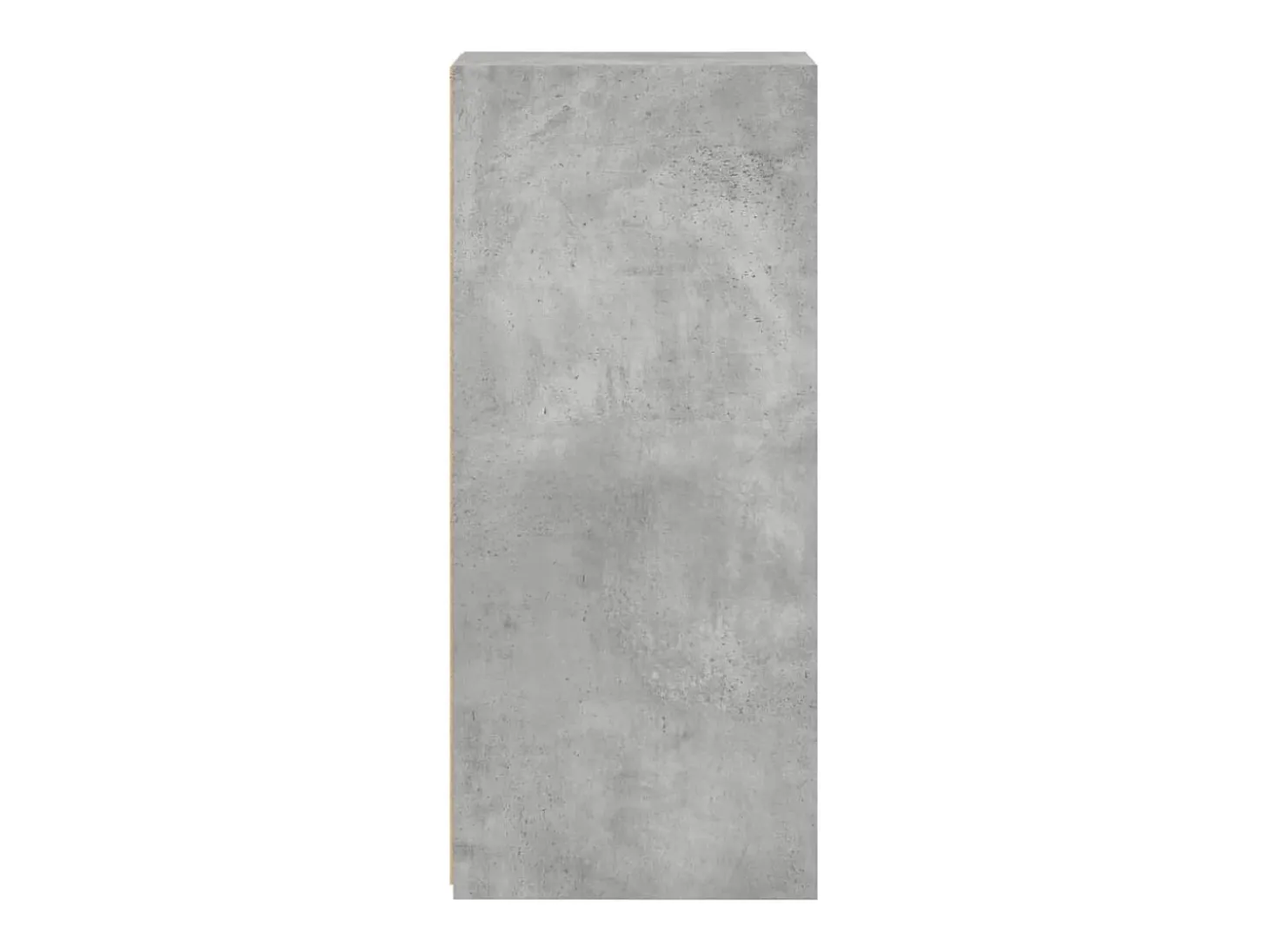Aparador de madera contrachapada gris hormigón 30x41x93 cm