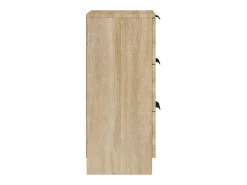 Aparador de madera contrachapada roble Sonoma 30x30x70 cm