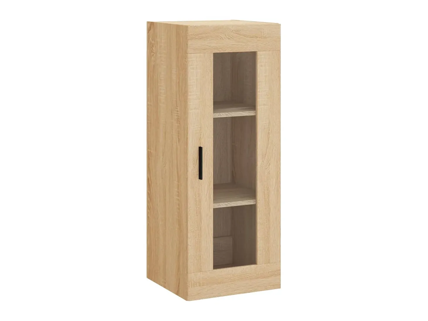 Aparador de madera contrachapada roble Sonoma 34,5x34x180 cm ES77561