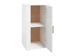 Aparador de madera contrachapada blanco 40x33x70 cm ES75286