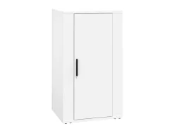 Aparador de madera contrachapada blanco 40x33x70 cm ES75286