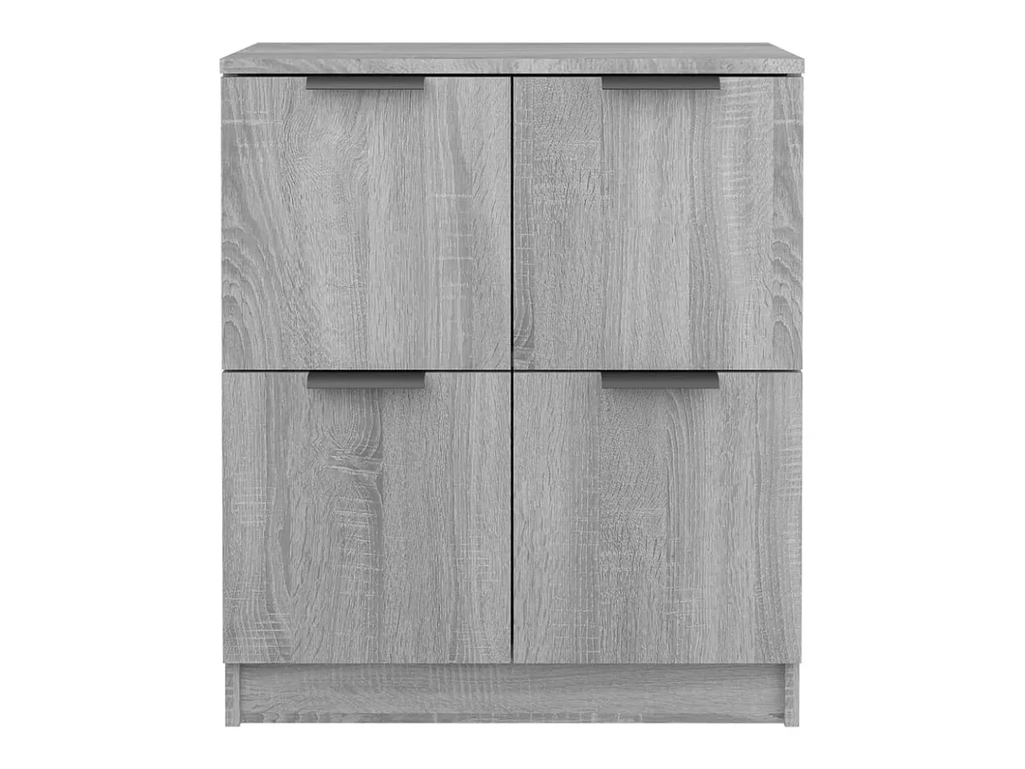 Aparador de madera contrachapada gris Sonoma 60x30x70 cm ES70616
