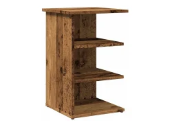 Aparador de madera contrachapada madera vieja 35x35x55 cm