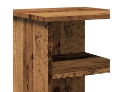 Aparador de madera contrachapada madera vieja 35x35x55 cm