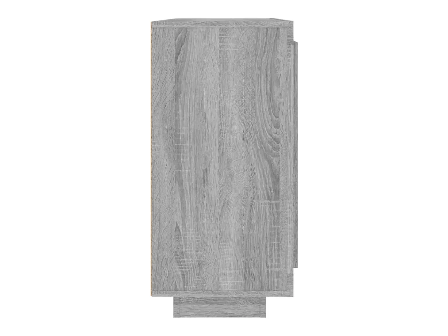 Aparador de madera contrachapada gris Sonoma 92x35x75 cm