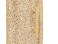 Aparador de madera contrachapada roble Sonoma 34,5x34x180 cm