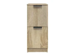 Aparador de madera contrachapada roble Sonoma 30x30x70 cm ES17257