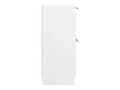 Aparador de madera contrachapada blanco 60x30x70 cm