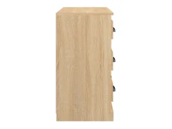 Aparador de madera contrachapada roble Sonoma 70x35,5x67,5 cm