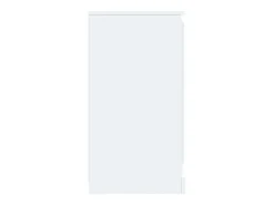 Aparador de madera contrachapada blanco 37,5x35,5x67,5 cm