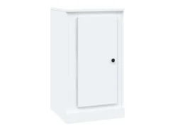 Aparador de madera contrachapada blanco 37,5x35,5x67,5 cm