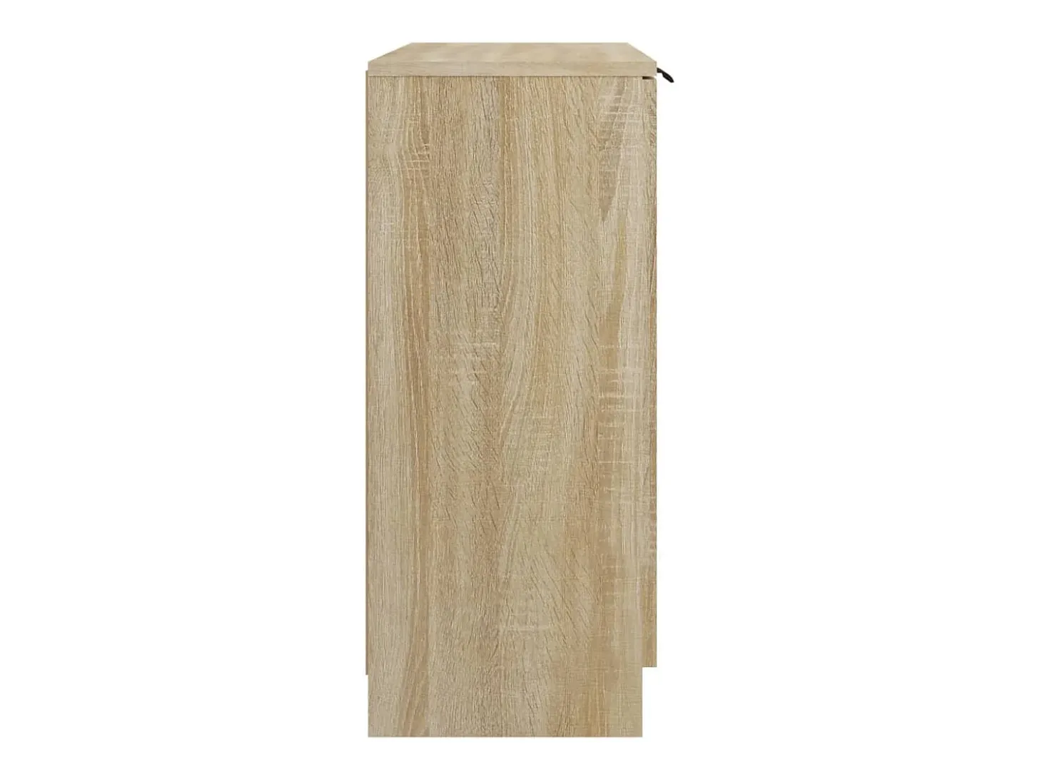 Aparador de madera contrachapada color roble Sonoma 60x30x70 cm