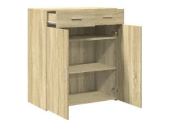 Aparador de madera contrachapada roble Sonoma 80x42,5x93 cm