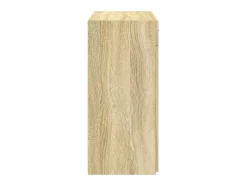 Aparador de madera contrachapada roble Sonoma 80x42,5x93 cm