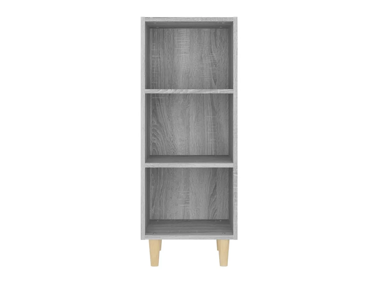 Aparador de madera contrachapada gris Sonoma 34,5x32,5x90 cm ES33706