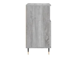 Aparador de madera contrachapada gris Sonoma 60x35x70 cm