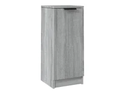 Aparador de madera contrachapada gris Sonoma 30x30x70 cm
