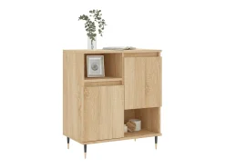 Aparador de madera contrachapada roble Sonoma 60x35x70 cm