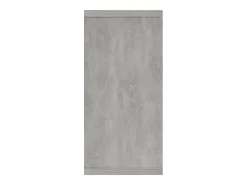 Aparador de madera contrachapada gris hormigón 88x30x65 cm