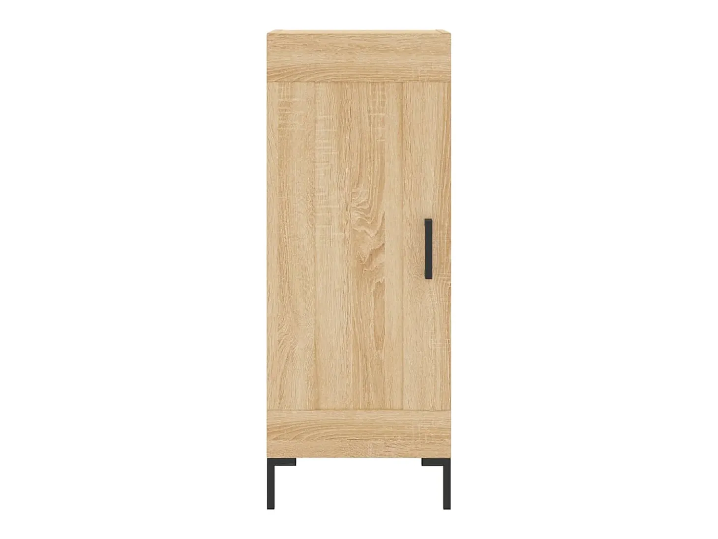 Aparador de madera contrachapada roble Sonoma 34,5x34x180 cm