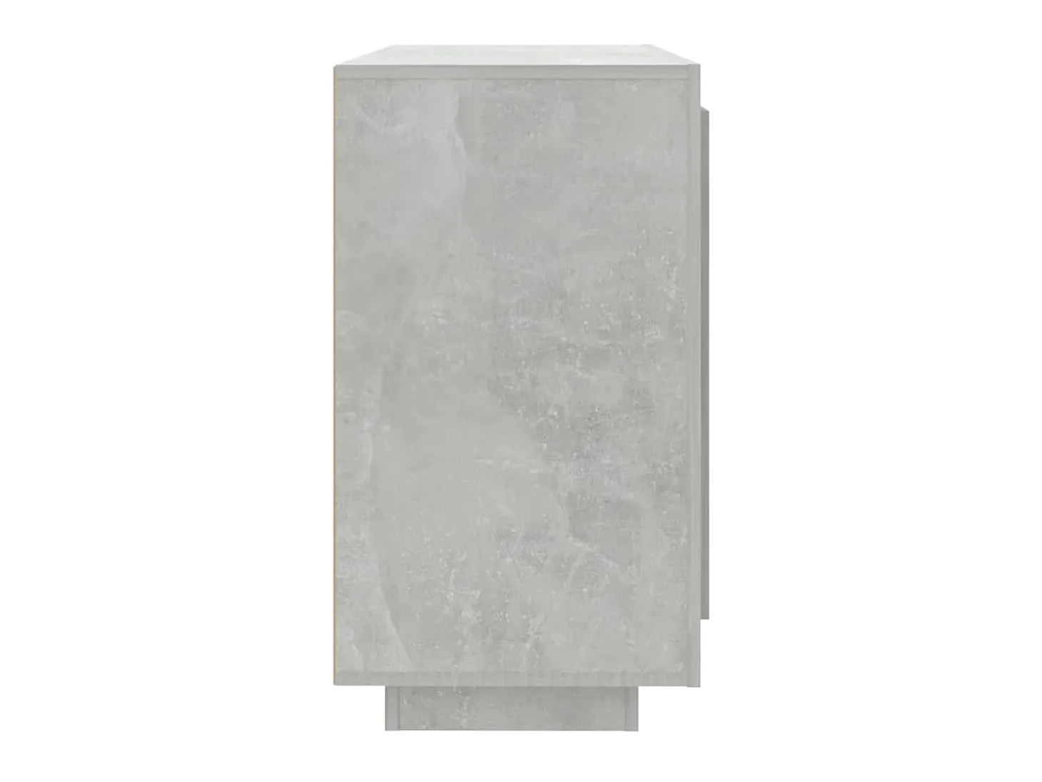 Aparador de madera contrachapada gris hormigón 80x40x75 cm ES21408