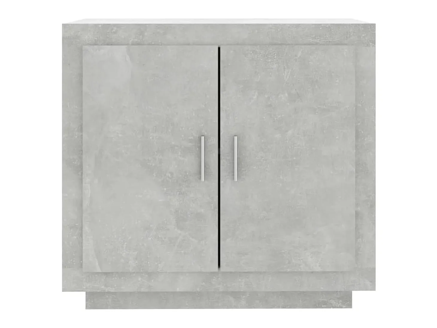 Aparador de madera contrachapada gris hormigón 80x40x75 cm ES21408