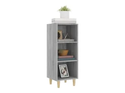 Aparador de madera contrachapada gris Sonoma 34,5x32,5x90 cm