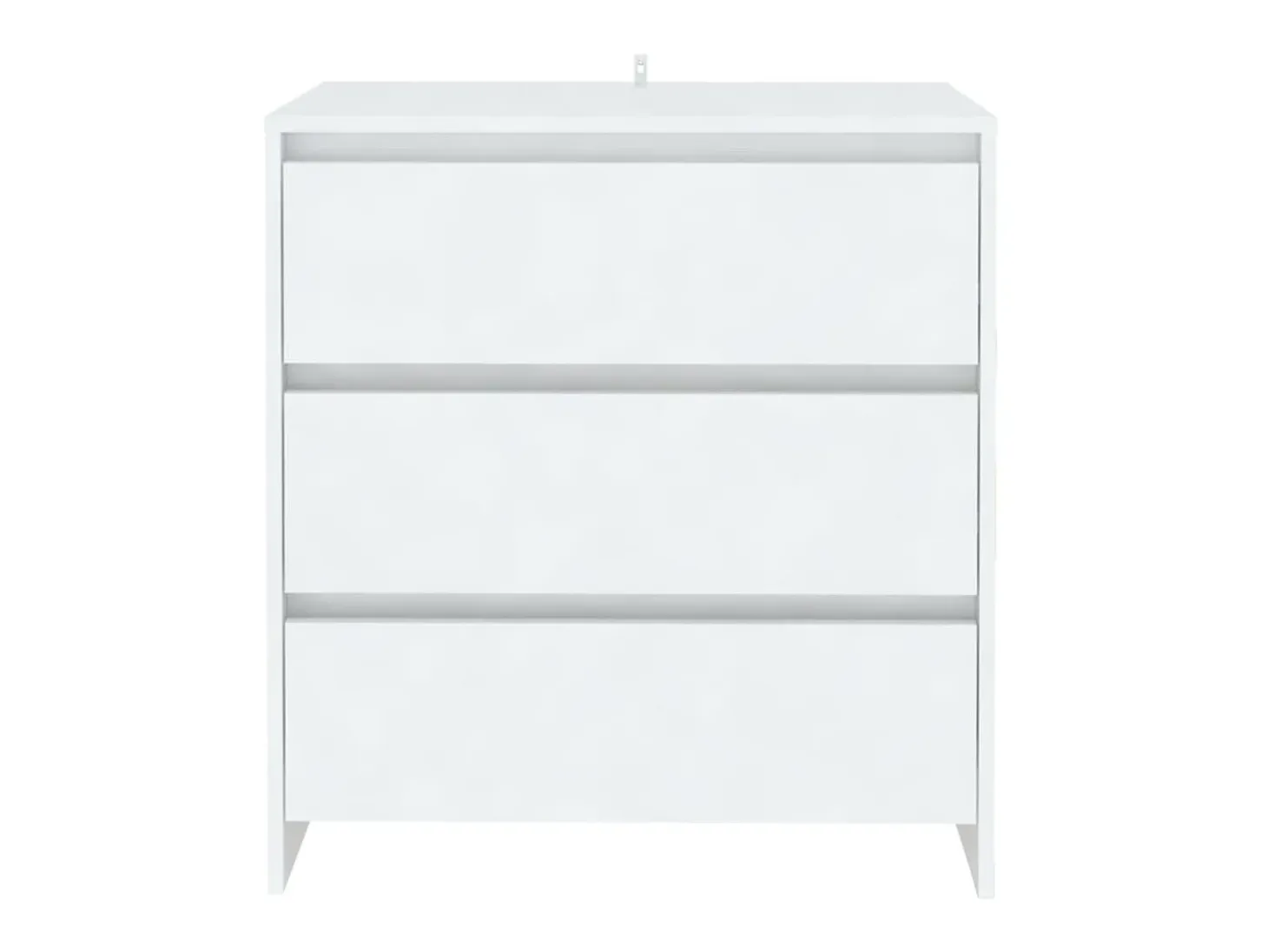 Aparador de madera contrachapada blanco 70x41x75 cm ES58152