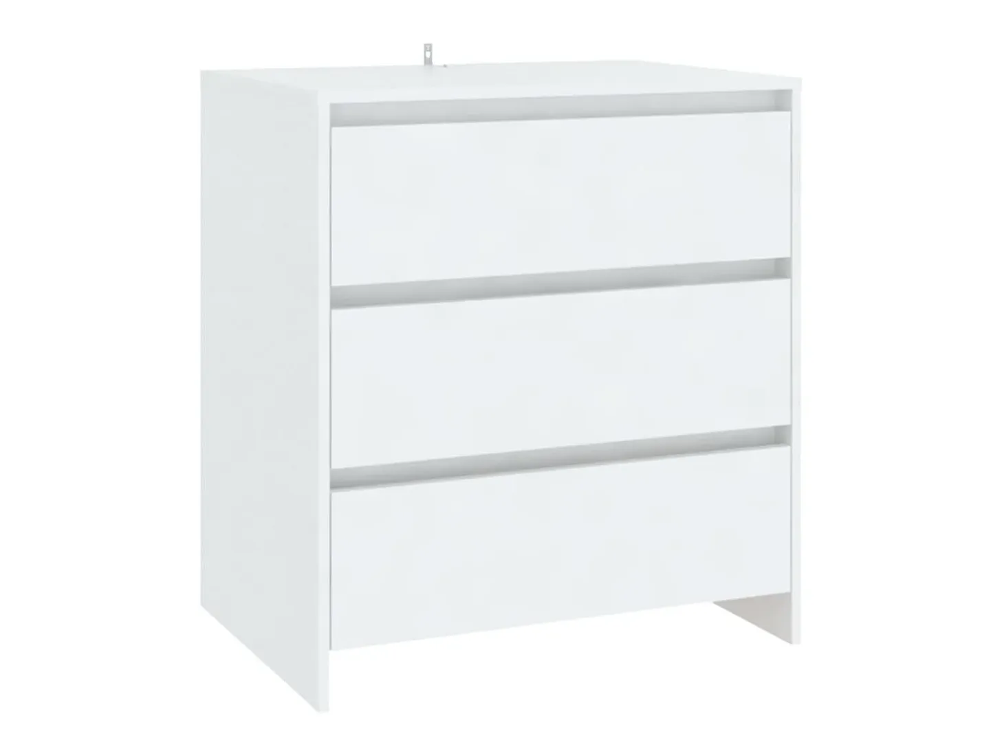 Aparador de madera contrachapada blanco 70x41x75 cm ES58152