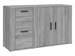 Aparador de madera contrachapada gris Sonoma 100x33x59,5 cm ES73511