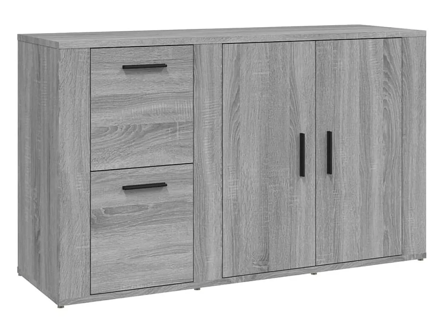 Aparador de madera contrachapada gris Sonoma 100x33x59,5 cm ES73511