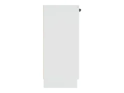 Aparador de madera contrachapada blanco 60x30x70 cm ES19336