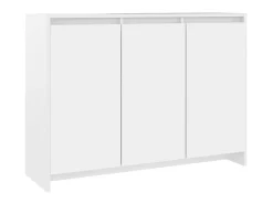 Aparador de madera contrachapada blanco 102x33x75 cm ES99068