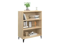 Aparador de madera contrachapada roble Sonoma 69,5x32,5x90 cm