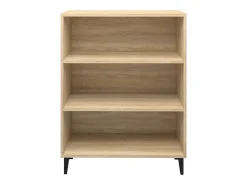 Aparador de madera contrachapada roble Sonoma 69,5x32,5x90 cm