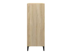 Aparador de madera contrachapada roble Sonoma 69,5x32,5x90 cm
