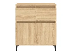 Aparador de madera contrachapada roble Sonoma 60x35x70 cm