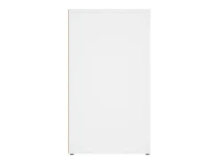 Aparador de madera contrachapada blanco 80x30x54 cm
