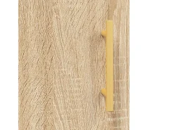 Aparador de madera contrachapada roble Sonoma 34,5x34x180 cm