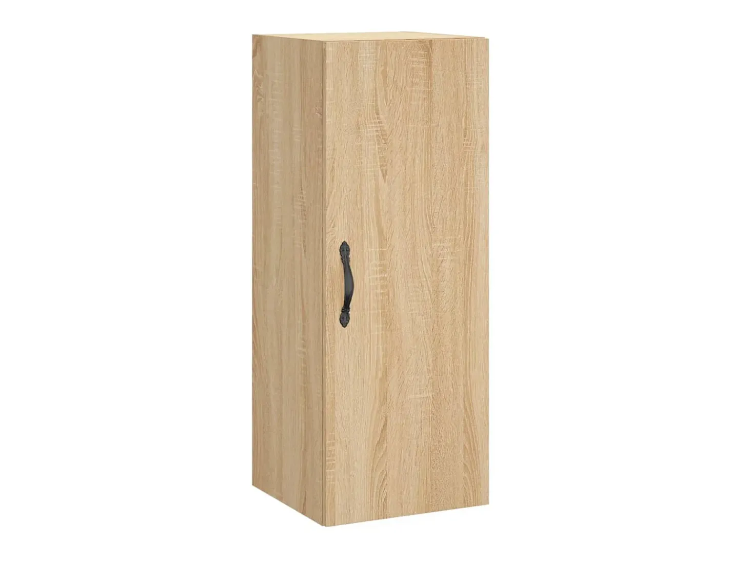 Aparador de madera contrachapada roble Sonoma 34,5x34x180 cm ES78091