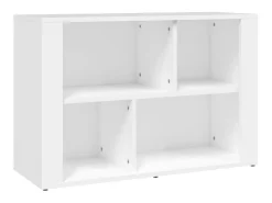Aparador de madera contrachapada blanco 80x30x54 cm ES23724