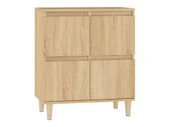 Aparador de madera contrachapada roble Sonoma 60x35x70 cm