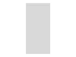 Aparador de madera contrachapada blanco 88x30x65 cm ES82315