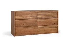 Aparador de madera de acacia teñida natural
