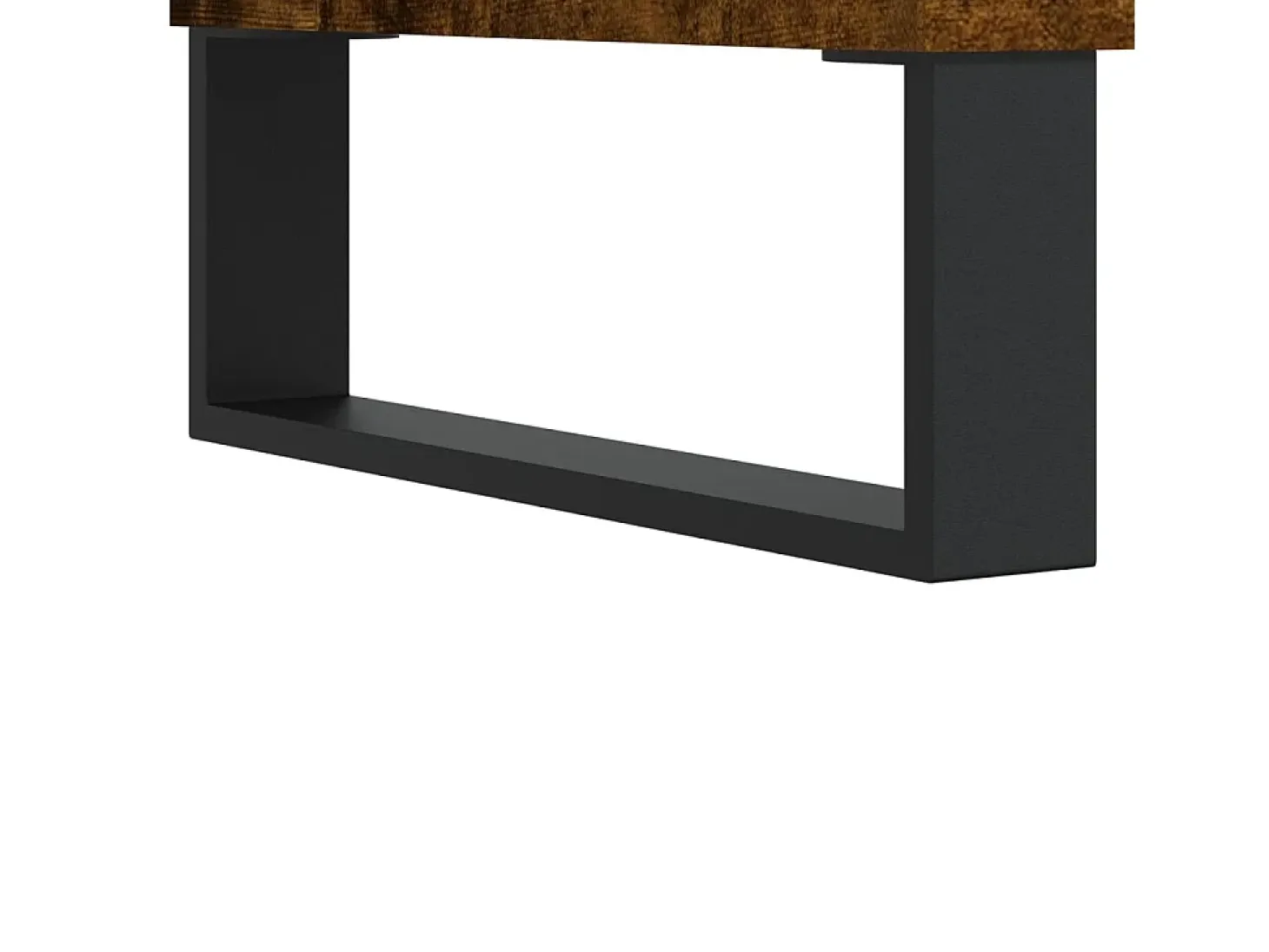 Aparador de madera de ingeniería roble ahumado 34,5x32,5x90 cm