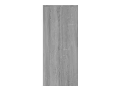 Aparador de madera de ingeniería gris Sonoma 102x33x75 cm