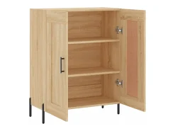 Aparador de madera de ingeniería roble Sonoma 69,5x34x90 cm
