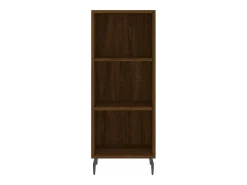 Aparador de madera de ingeniería marrón roble 34,5x32,5x90 cm