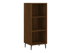 Aparador de madera de ingeniería marrón roble 34,5x32,5x90 cm