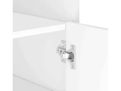 Aparador de madera de ingeniería blanco 45x35x75 cm